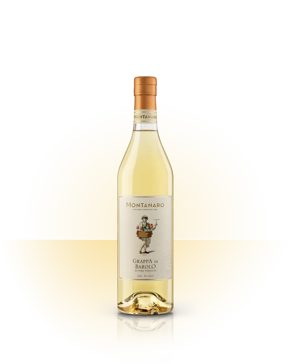Grappa di Barolo - Gli Ometti con astuccio - Distilleria Dr. Montanaro